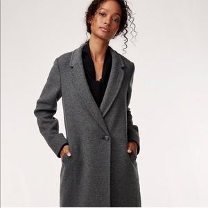 Aritzia Babaton Stedman Coat in Dark Grey